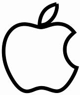 Image result for White iPhone Logo No Background