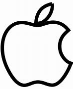 Image result for White Small Apple Logo