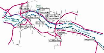 Image result for Map of Chatham NB