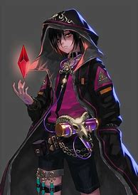 Image result for Dark Anime Male Mage