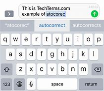 Image result for iPhone Texting with Word Auto Complete