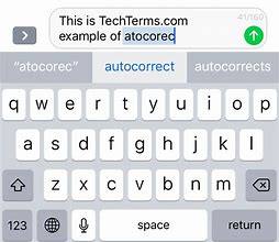 Image result for iphone text with words autocomplete