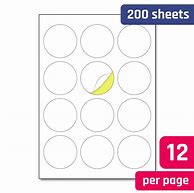 Image result for Round Sticker Template to Type In