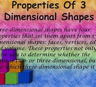 Image result for 3D Shape Properties