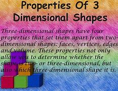 Image result for 3D Shape Properties