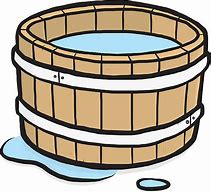 Image result for Cartoon Rain Barrel Water Bucket