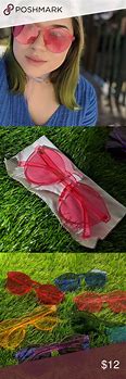 Image result for Pink Rimless Glasses for Women