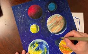 Image result for Oil Pastel Galaxy