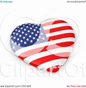 Image result for American Flag Heart 3D Drawing