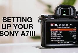 Image result for Sony A7iii Menú