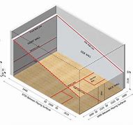Image result for Squash Court Dimensions