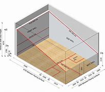 Image result for Squash Court Lineage Dimensions