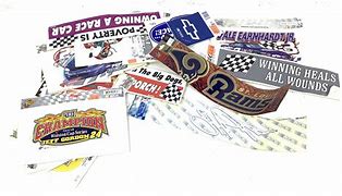 Image result for Nostalgic Nascar Stickers