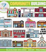 Image result for Community Buildings Clip Art