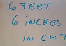 Image result for 6 Foot in Cm