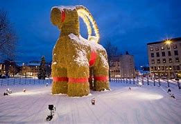 Image result for Finnish Christmas Goat