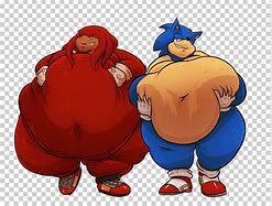 Image result for Knuckles Fat Sonic