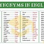 Image result for A Example of a Synonym