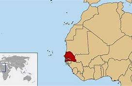 Image result for Senegal West Africa Map