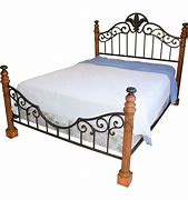 Image result for Wrought Iron Queen Bed Frame