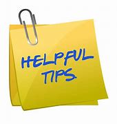 Image result for Helpful Tips Graphic