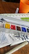 Image result for Metal Watercolor Travel Palette