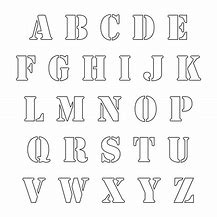 Image result for Alphabets Letters Templates