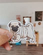 Image result for Pug Stickers for Doors