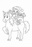 Image result for Coloring Book Picture Unicorn Tiger