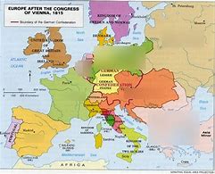 Image result for Europe Map 1850