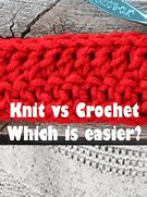 Image result for Knit vs Crochet Blanket