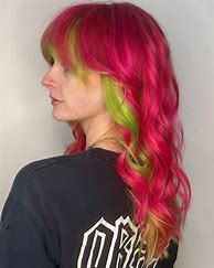 Image result for Pink and Green Hairstyles