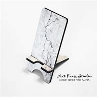 Image result for White Marble Phone Stand