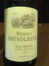Image result for Weingut Willi Brundlmayer Gruner Veltliner Berg Vogelsang