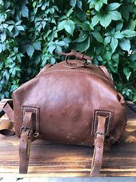 Image result for Handmade Leather Backpack