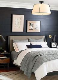 Image result for Black Accent Wall Bedroom