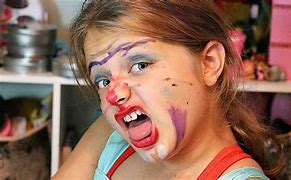 Image result for Funny Makeup Tutorial Girl