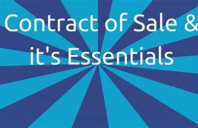 Image result for A Sales Contract