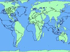 Image result for World Map vs Actual Size