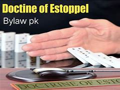 Image result for Example of Estoppel