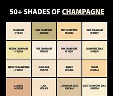 Image result for Tan vs Champagne