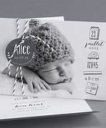 Image result for Faire Part Naissance Simple