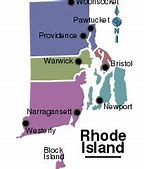 Image result for Counties in Rhode Island Map