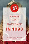 Image result for Things That Happened in 1993