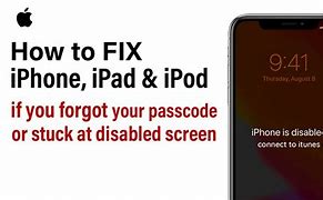 Image result for How to Unlock Disabled iPod