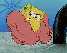 Image result for Spongebob Muscle Arms Deflate GIF