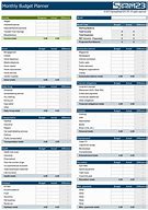 Image result for Monthly Budget Spreadsheet