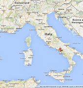 Image result for Location of Pompeii On Map of Italy