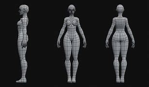 Image result for Character Body Base 3D Model