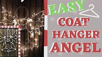 Image result for Angel Made From Plastic Hangers
